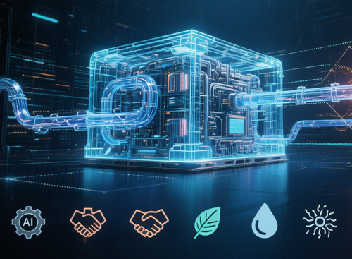 ABB investuoja į „OctaiPipe“, siekdama pagerinti dirbtiniu intelektu optimizuotą energijos vartojimo efektyvumą duomenų centrų vėsinime